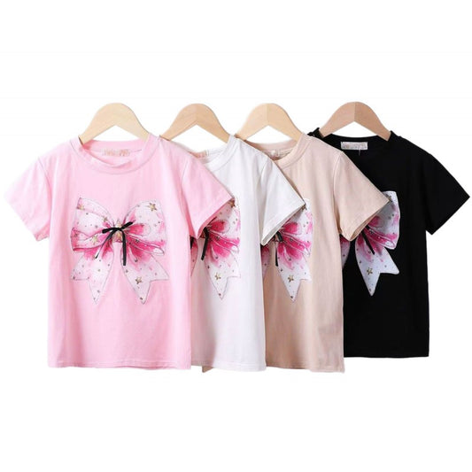Bow T-shirt 4-14 Years