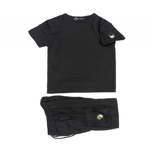 Island Black Boys Short set 4-14 Years