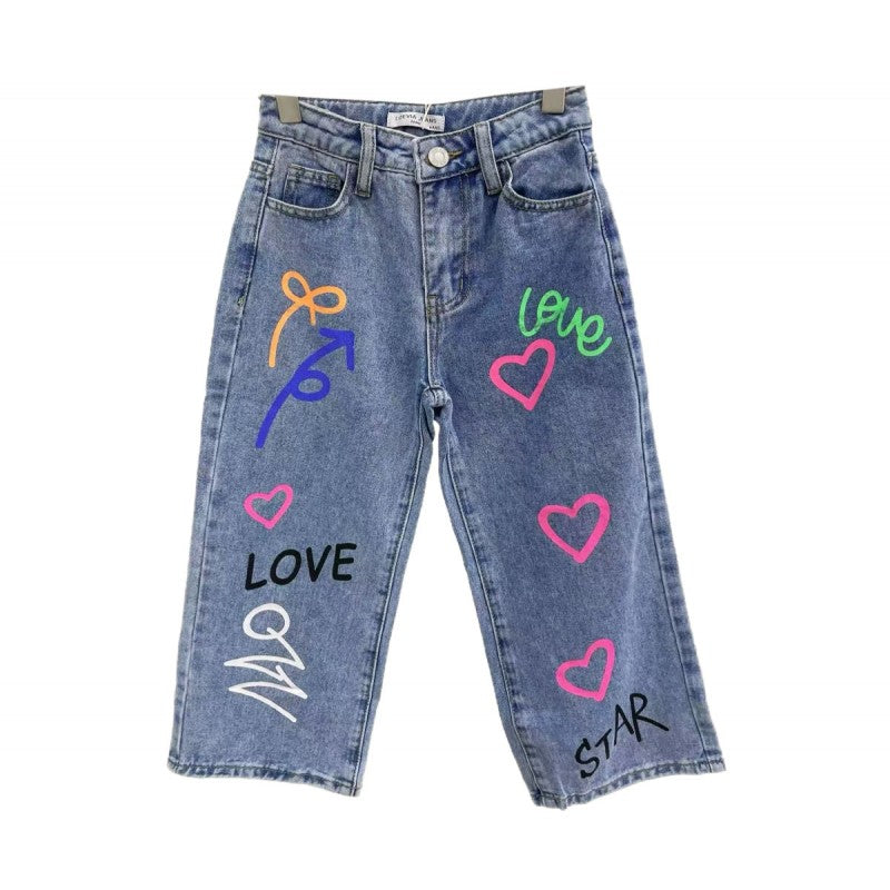 Sprayed Graffiti Jeans 4-14 Years